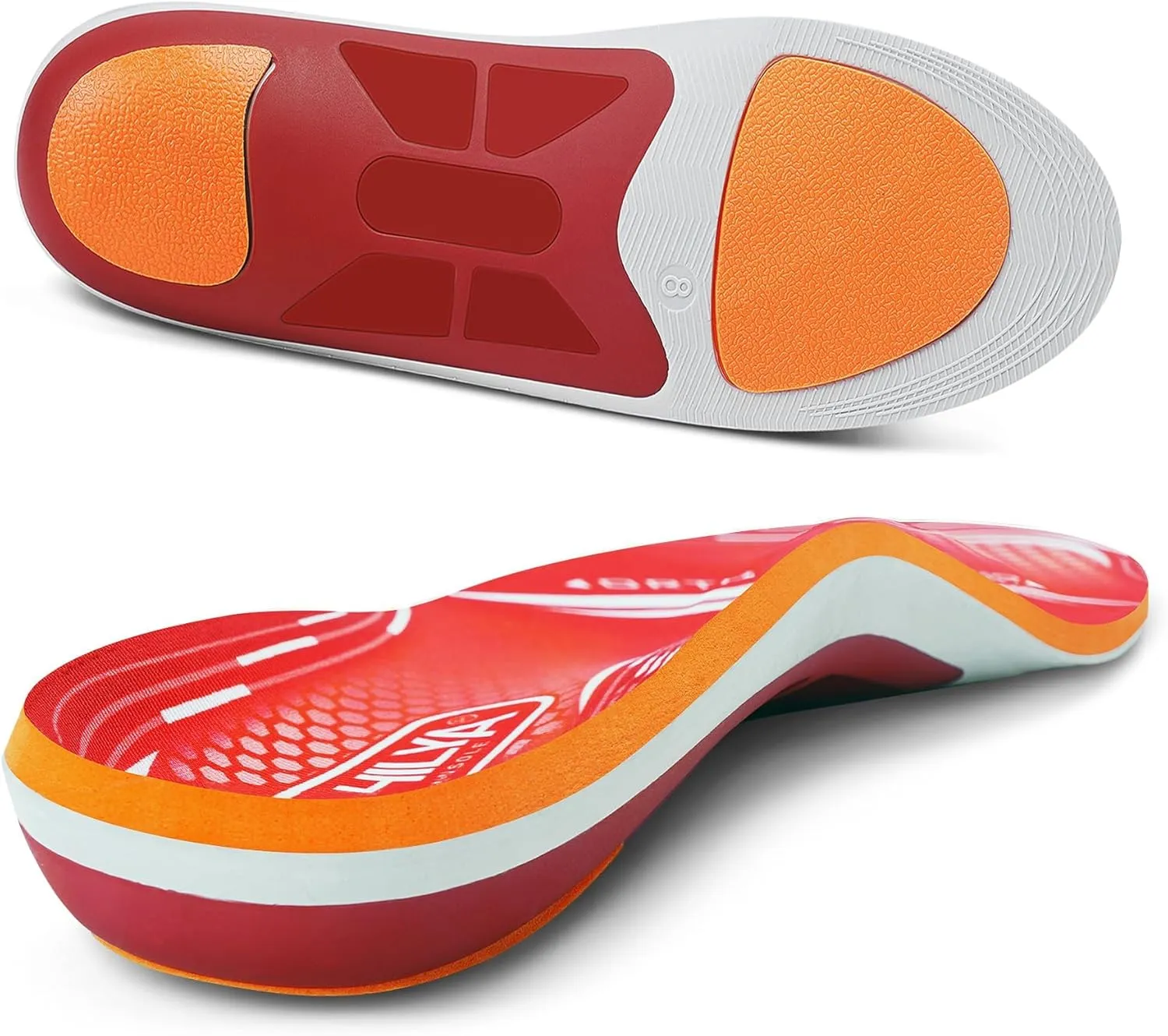 220lbs  Arch Support Insert Plantar Fasciitis Relief Foot Pain Orthotics Insole, Men Women Shoe Inserts for Standing All Day, Work Boot Comfort Cushion Insole for Flat Feet Heel Spur,250MM