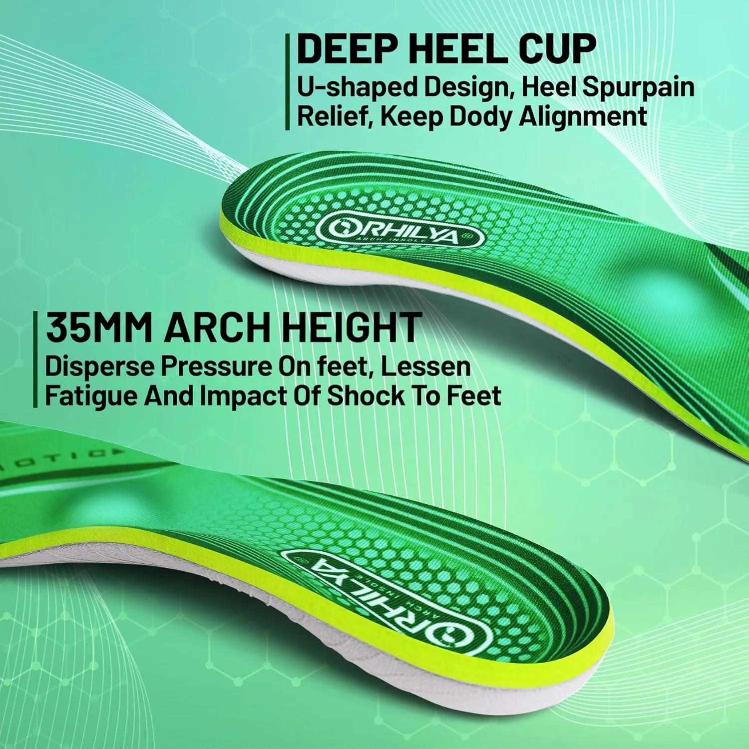 220lbs  High Arch Support Insert Plantar Fasciitis Relief Metatarsal Pain Orthotic Insole for Men & Women Standing All Day, Flat Feet Heel Comfort Work Boot Shoe Inserts,310MM Size 13