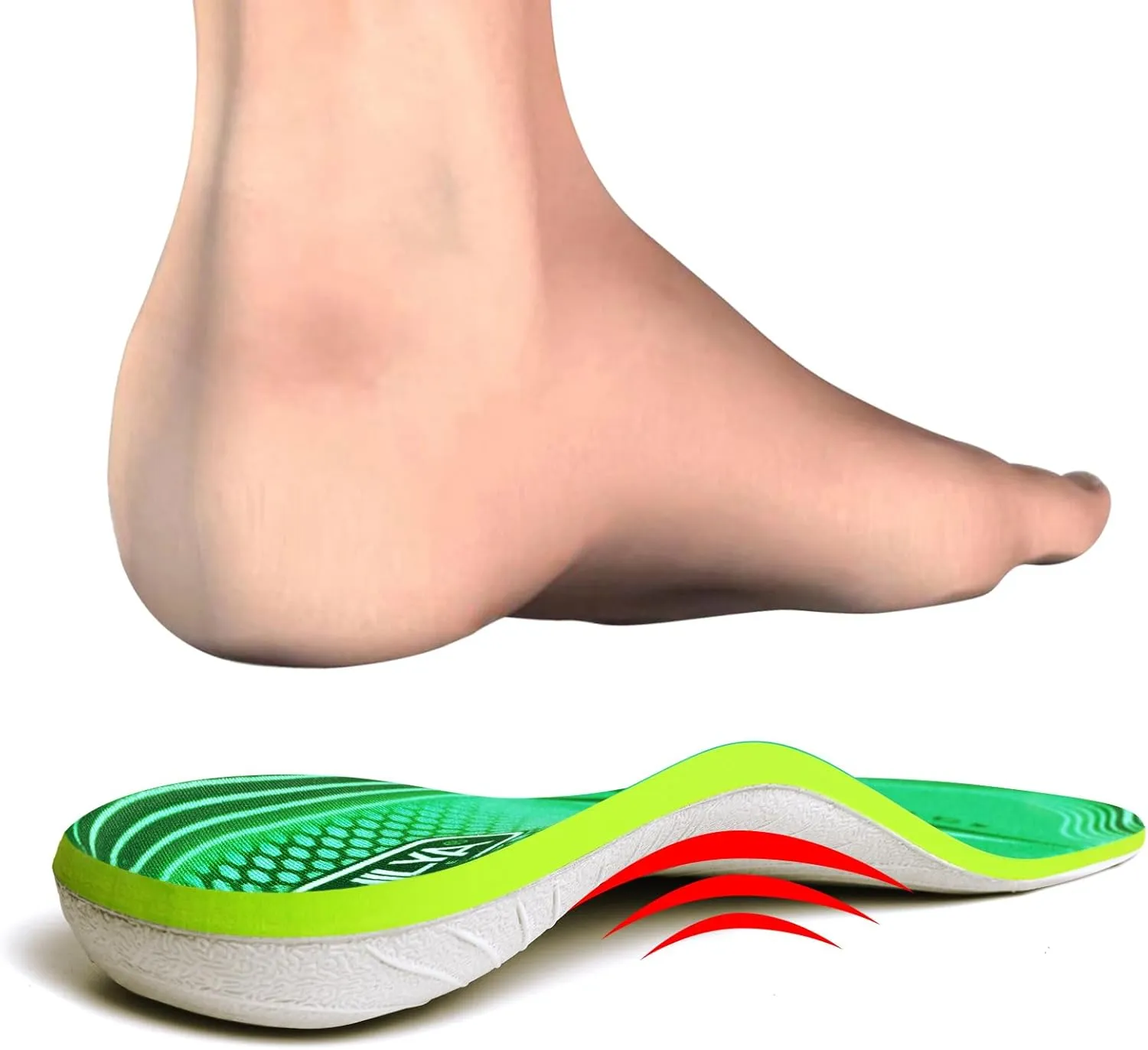 220lbs  High Arch Support Insert Plantar Fasciitis Relief Metatarsal Pain Orthotic Insole for Men & Women Standing All Day, Flat Feet Heel Comfort Work Boot Shoe Inserts,310MM Size 13