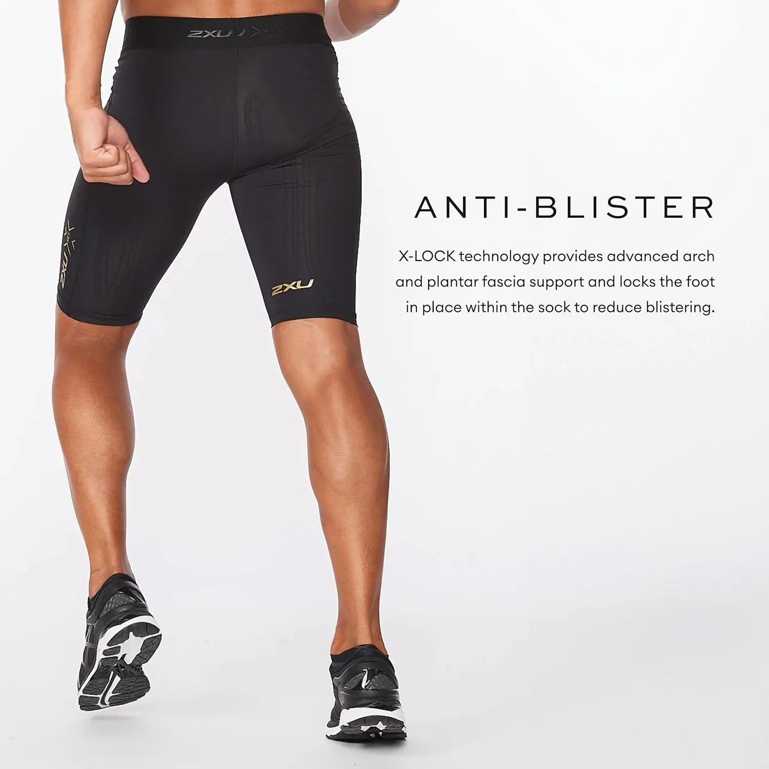 2XU Men's Force Compression Shorts - Compression Shorts for Enhanced Support and Recovery