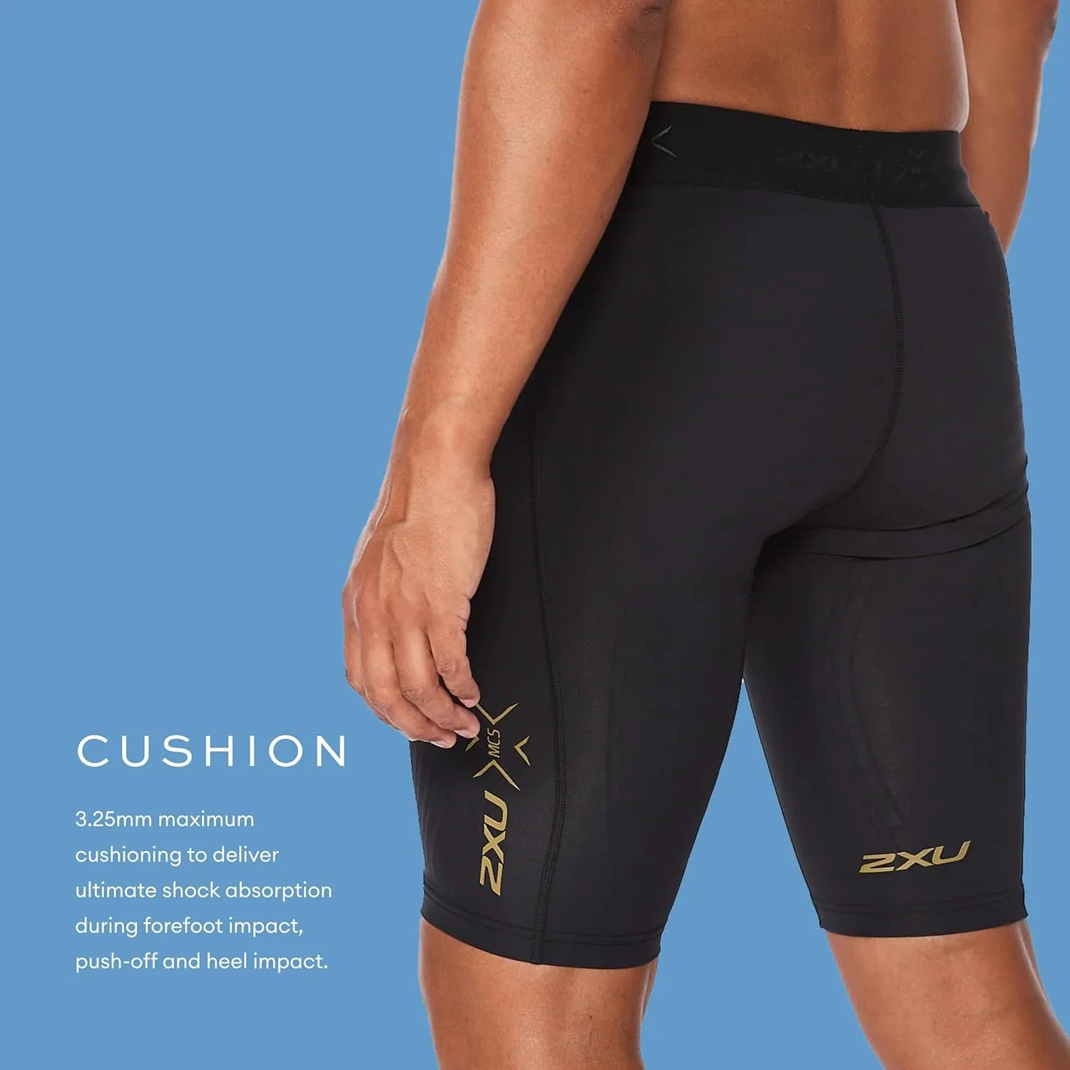2XU Men's Force Compression Shorts - Compression Shorts for Enhanced Support and Recovery