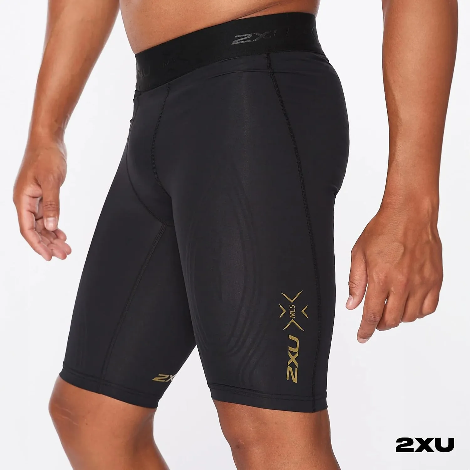 2XU Men's Force Compression Shorts - Compression Shorts for Enhanced Support and Recovery