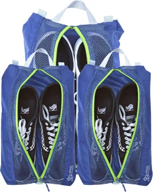 3 Pack Ultralight Shoe Bags for Travel Set, Extra Large Shoe Packing Cubes Portable Pouch with Zipper