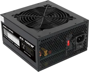 700W Power Supply Non Modular ATX PSU with 120mm Ultra Quiet Cooling Fan, Support 115/220V Switch, All Protections