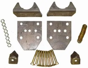ABUBE5L-GWSS .5" Leaf Spring Perches (Leaf Spring Perches .5 Inch Lift Large Tube Bare Jeep XJ/MJ/YJ)