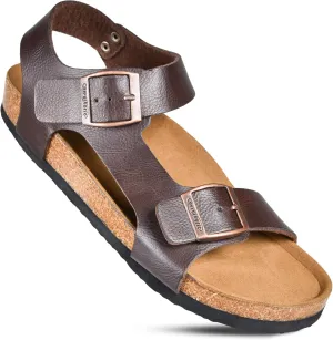 AEROTHOTIC Women’s Arch Support Cork Footbed Slide Sandals