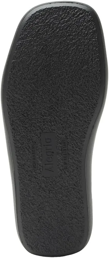 Alegria Women Portia Leather Square Toe Sandal Slide