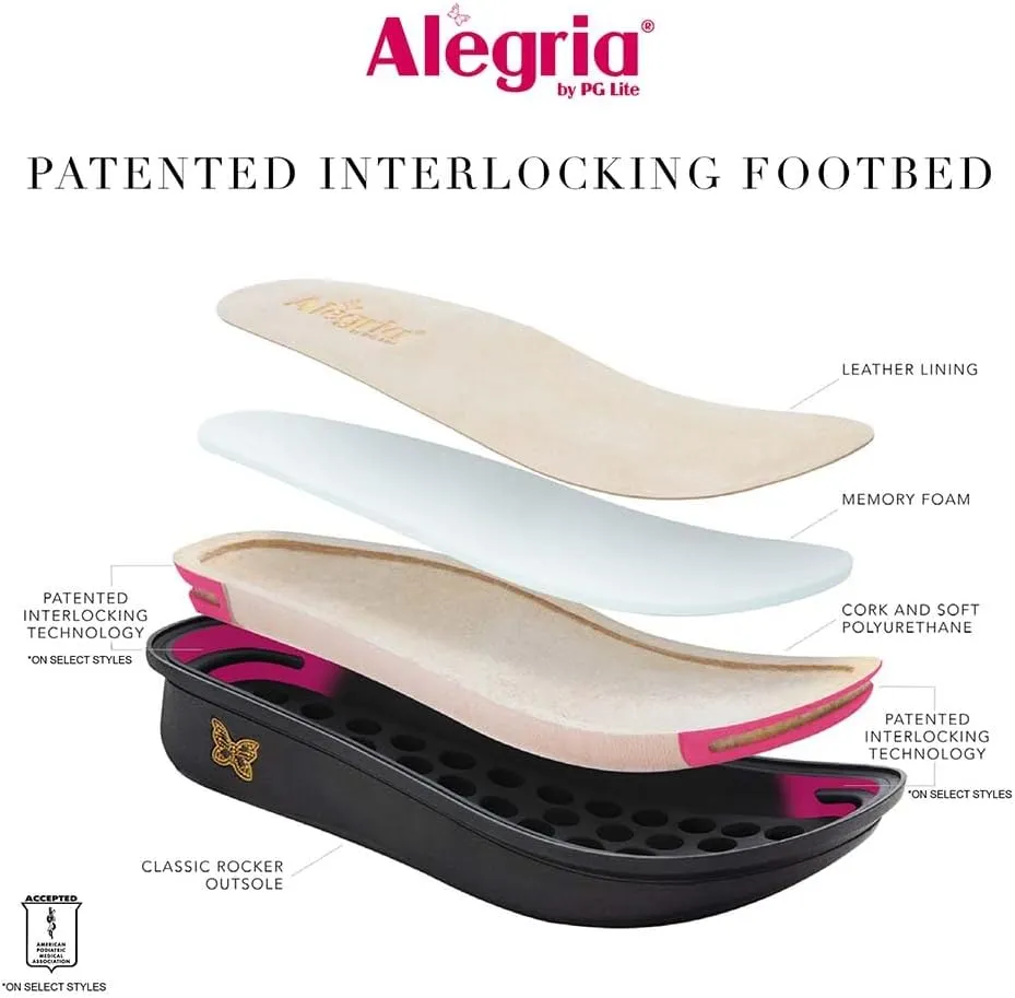 Alegria Women's Olie Slingback Clog Leather Slide