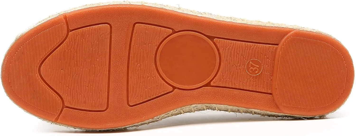 Altxic Men's Closed Toe Comfortable Canvas Slip on Flat Espadrilles