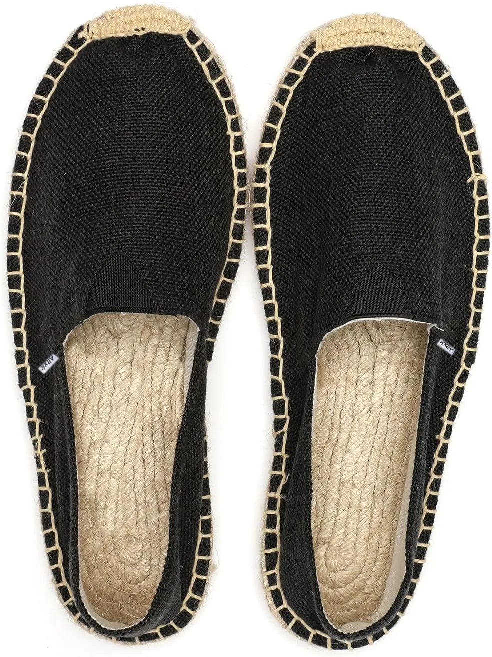 Altxic Men's Closed Toe Comfortable Canvas Slip on Flat Espadrilles