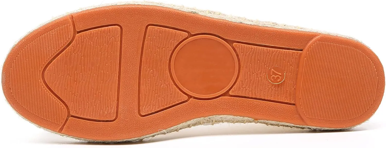 Altxic Men's Closed Toe Comfortable Canvas Slip on Flat Espadrilles