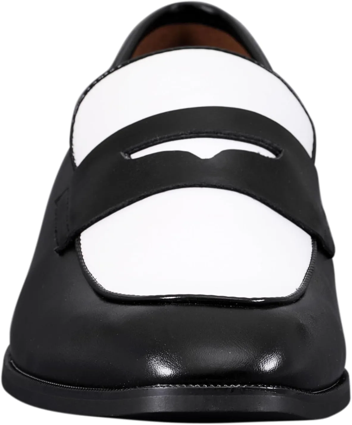 Amali Levi Two Tone Penny Loafer Slip-On Shoes for Men