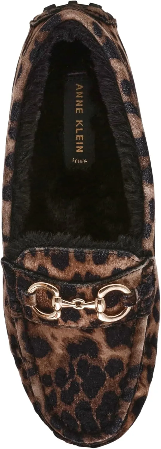 Anne Klein Womens Chrystie Faux Leather Driving Moccasins Moccasins