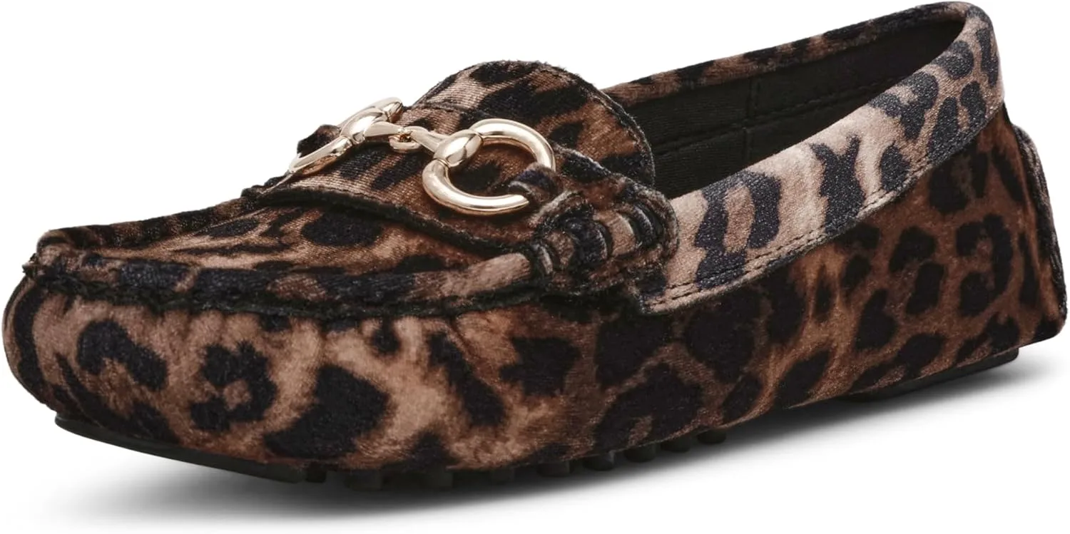 Anne Klein Womens Chrystie Faux Leather Driving Moccasins Moccasins