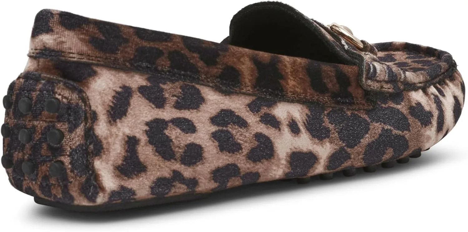 Anne Klein Womens Chrystie Faux Leather Driving Moccasins Moccasins