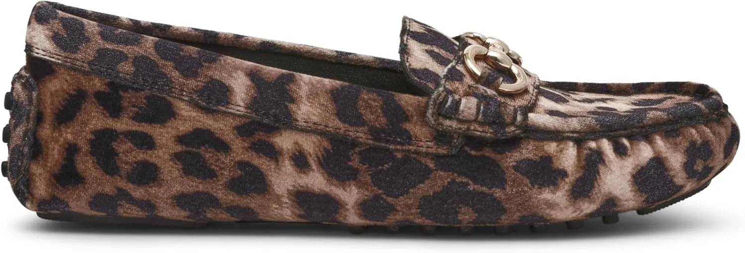 Anne Klein Womens Chrystie Faux Leather Driving Moccasins Moccasins