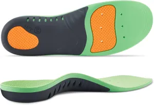 Arch Support Insoles (220 lbs) Plantar Fasciitis Relief Insoles for Flat Feet, Work Boot Insoles, Memory Foam Shoe Inserts for Running and Hiking, Gel Orthotic Insoles for Men & Women