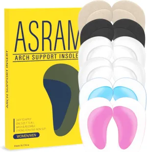 Arch Support,High Heel Inserts,Soft Gel Insole Pads,Reusable Arch Cushions Best for Flat Feet and Plantar Fasciitis,High Arch Pain Relief,for All Day Pain Relief and Comfort.