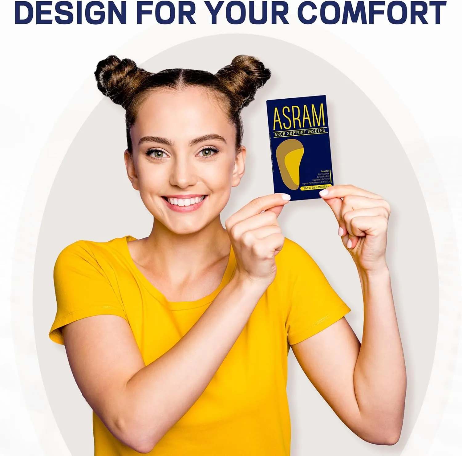 Arch Support,Soft Gel Insole Pads,High Heel Inserts,Reusable Arch Cushions Best for Flat Feet and High Arch Pain,Plantar Fasciitis Relief,for All Day Pain Relief and Comfort.