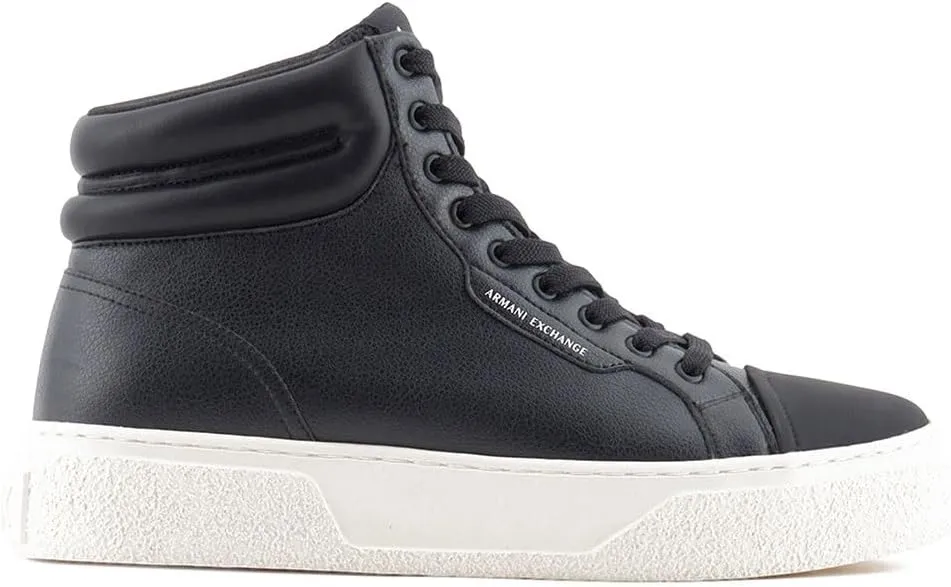 Armani Exchange Men's Lion High Top Sneaker