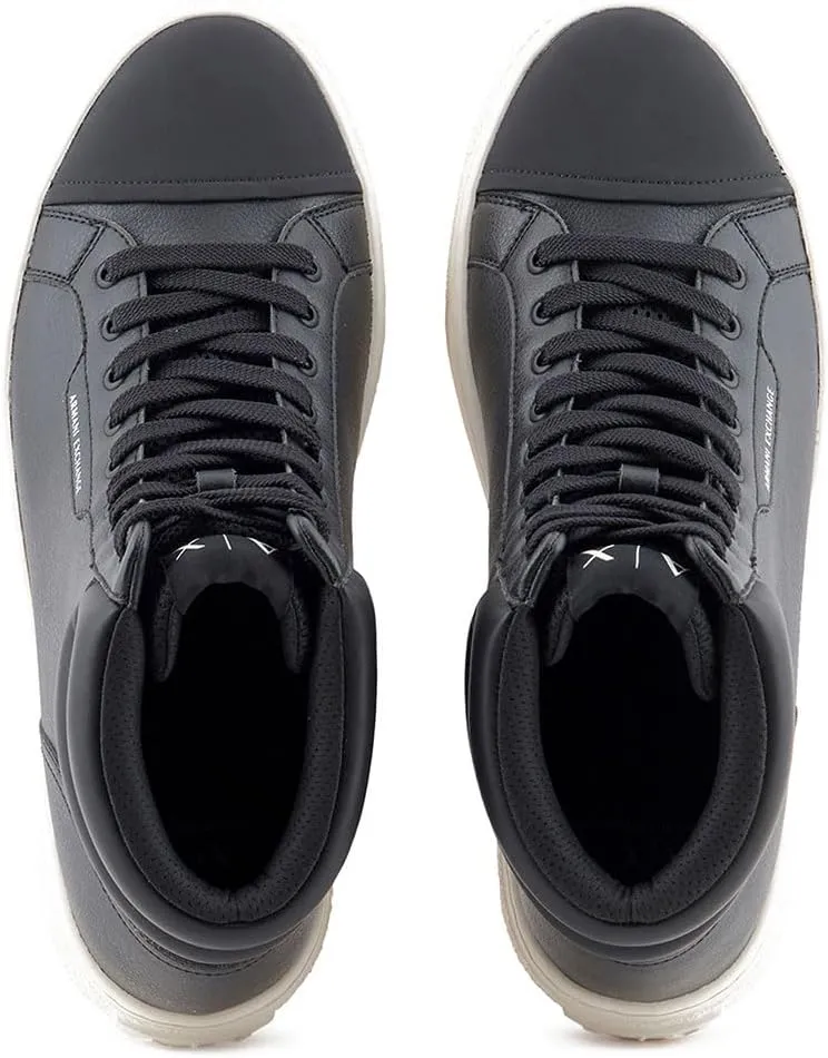 Armani Exchange Men's Lion High Top Sneaker