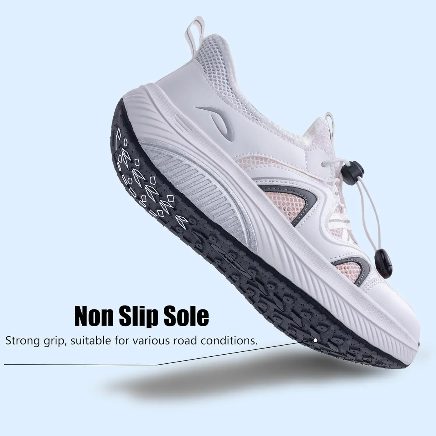 Artlea Wide Toe Box Shoes Women Walking Shoes Arch Support Plantar Fasciitis Orthotic Sneakers Slip On Running Tennis Shoes