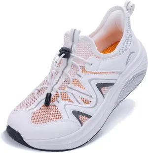 Artlea Wide Toe Box Shoes Women Walking Shoes Arch Support Plantar Fasciitis Orthotic Sneakers Slip On Running Tennis Shoes