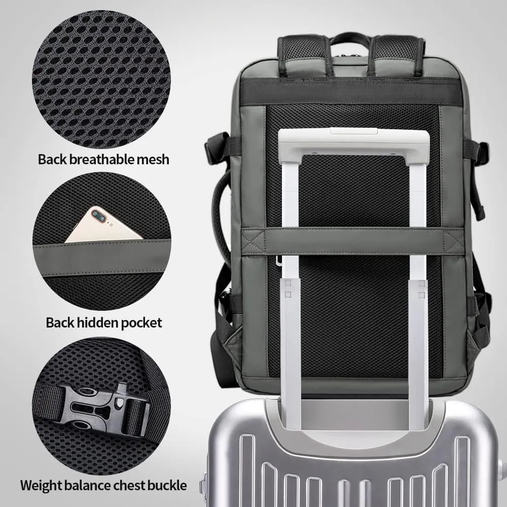 BANGE 35L Carry on Backpacks,Travel Backpack for Women Men Airline Approved Gym Bag Waterproof Business Laptop Daypack…