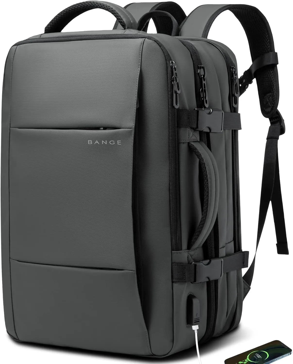 BANGE 35L Carry on Backpacks,Travel Backpack for Women Men Airline Approved Gym Bag Waterproof Business Laptop Daypack…