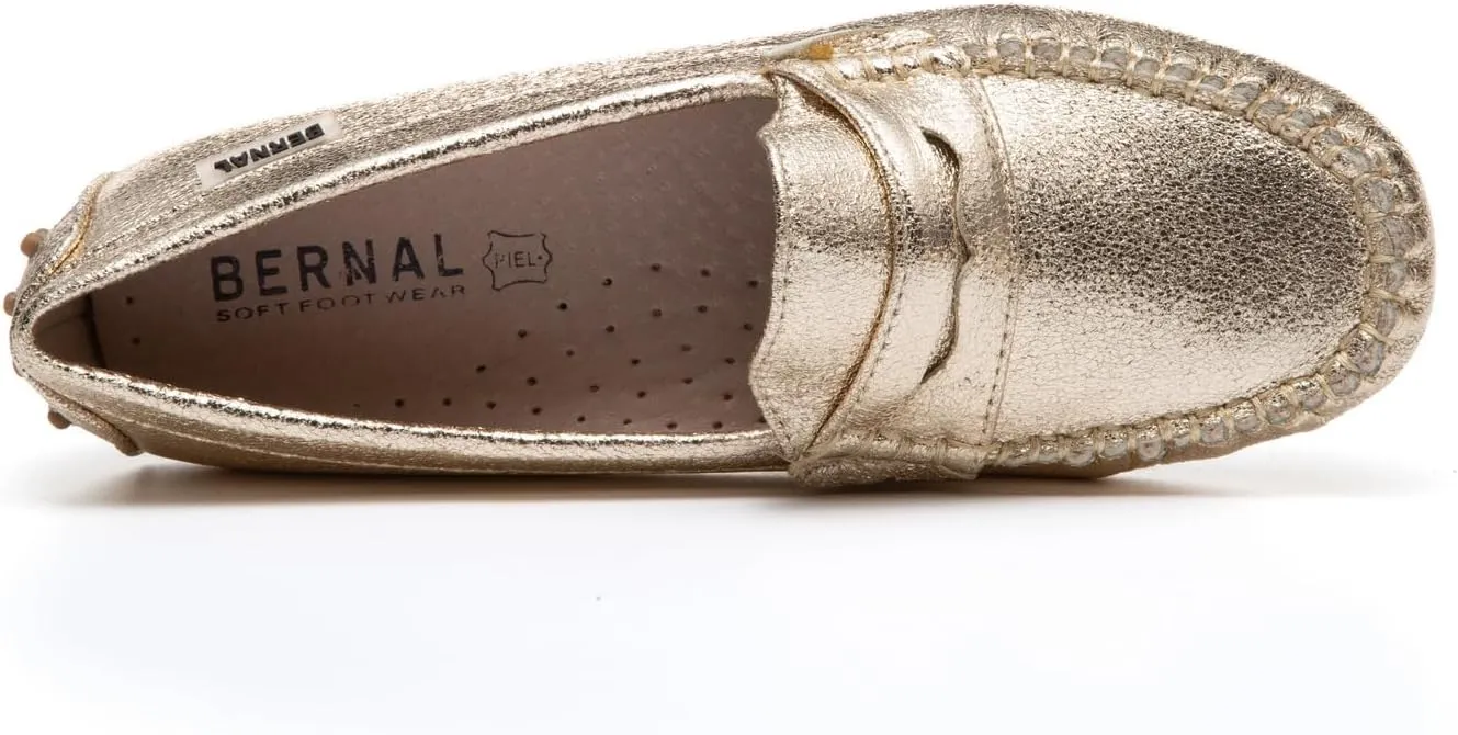 Bernal Women Penny Loafers Casual Comfortable Slip On Flat Shoes Driving Loafers Work Walking Shoes