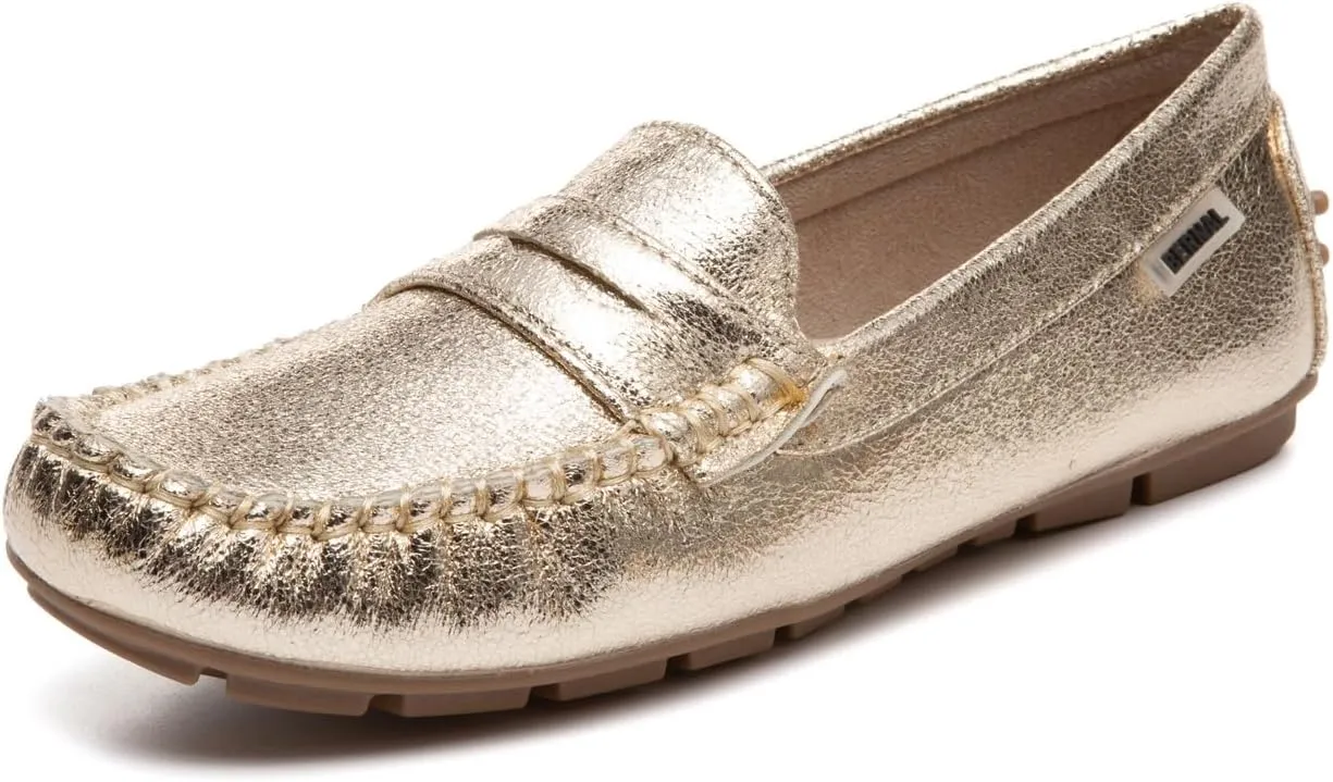 Bernal Women Penny Loafers Casual Comfortable Slip On Flat Shoes Driving Loafers Work Walking Shoes