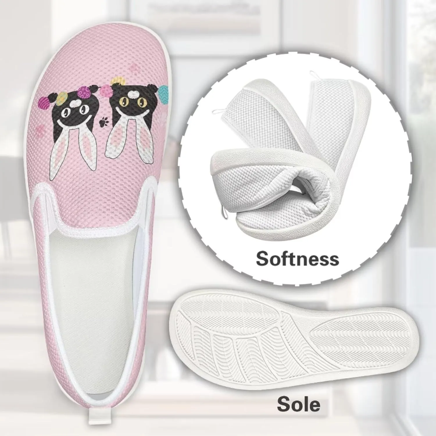 Binienty Women Laofers Shoes Comfort Casual Slip On Walking Shoes Dress Shoes Flat Work Shoe