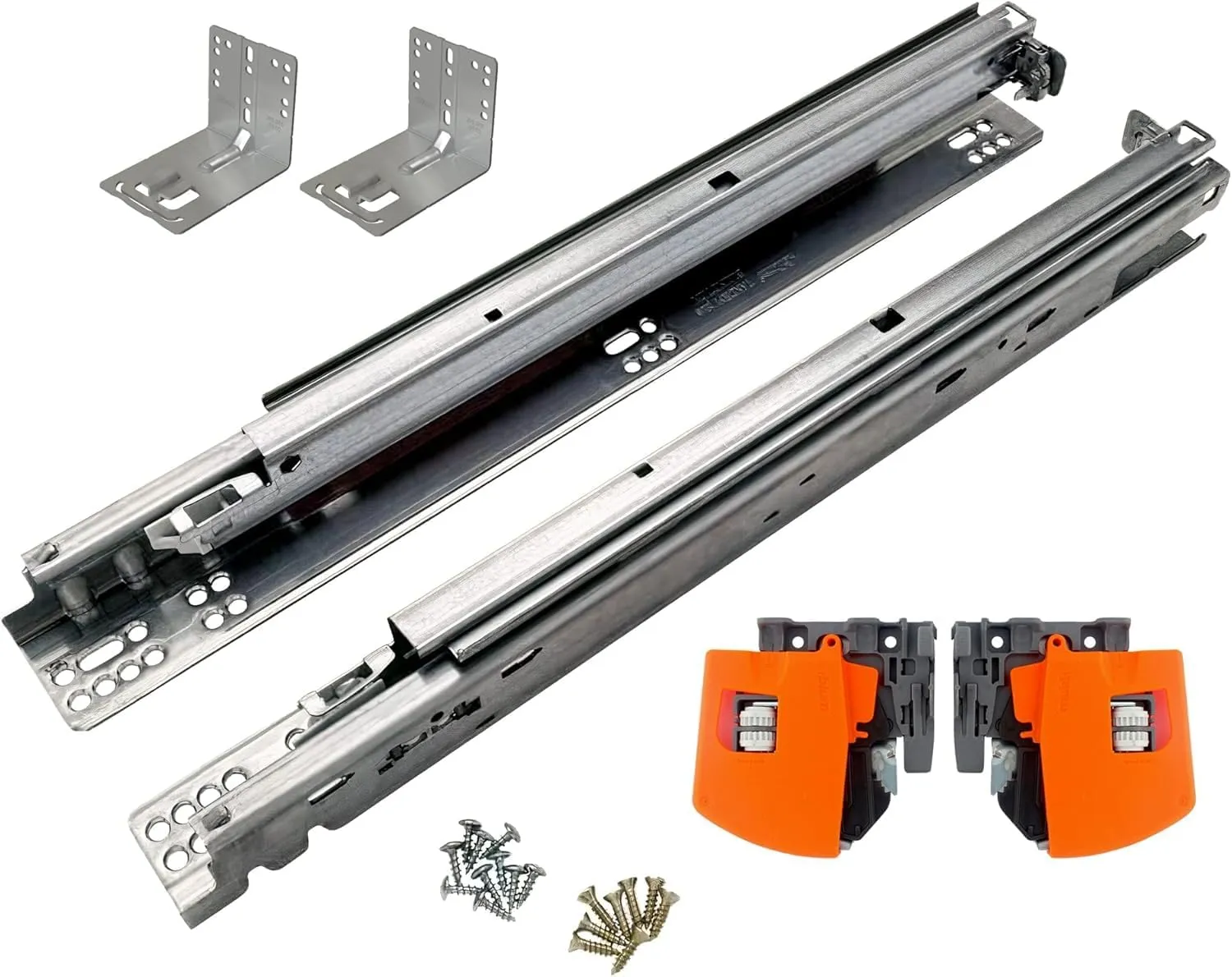 BLUM 21 Inch Undermount Drawer Slide. (Soft Close, Full Extension, Concealed). Model: 563F5330B (100 Lbs. Weight Capacity), for 3/4 inch Thick Drawers. (Pair)
