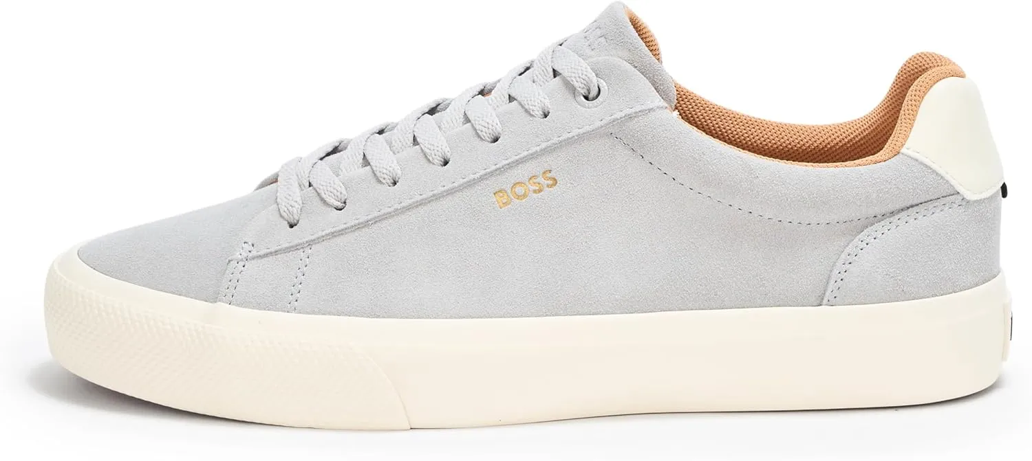 BOSS Men's Aiden Suede Low Top Sneaker