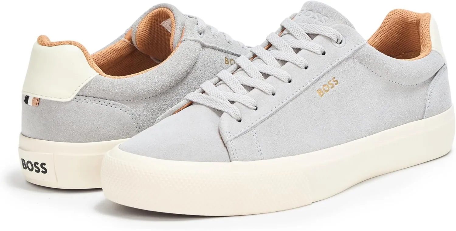 BOSS Men's Aiden Suede Low Top Sneaker