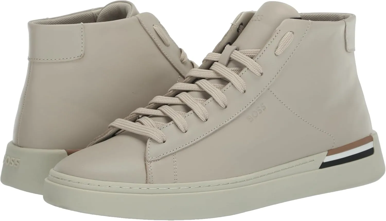 BOSS Men's Clint High Top Leather Sneaker