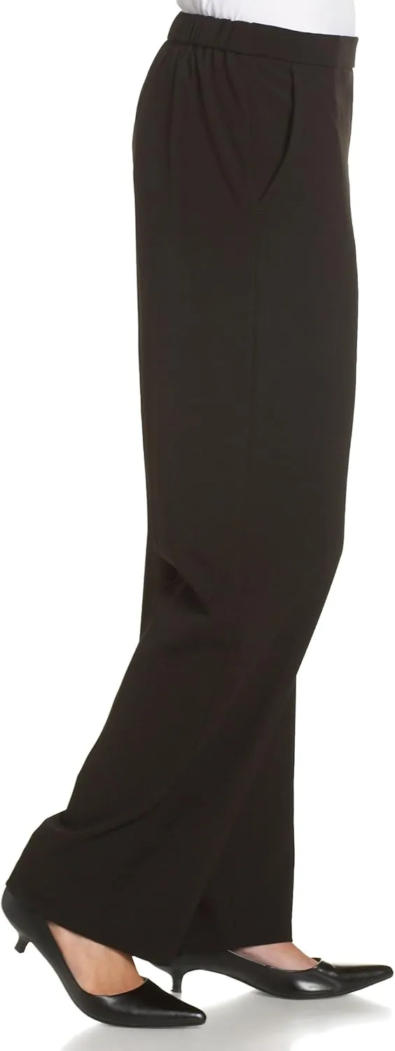 Briggs New York Women's Petite Pull on Dress Pant Average & Short Length