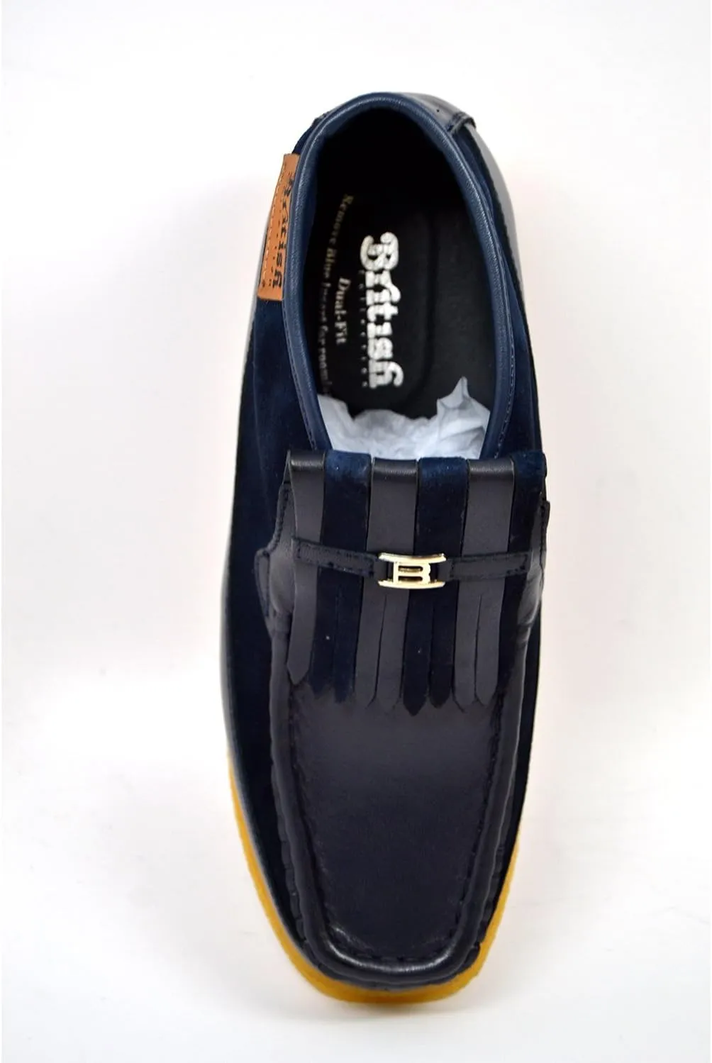 British Collection Men's Apollo Three Quarters Slip-On Leather Shoe