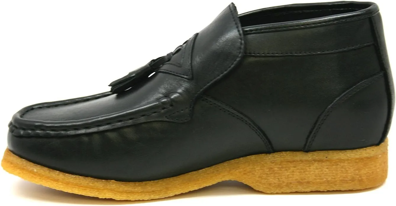 British Collection Men's Palace Three Quarters Slip on Leather Shoes