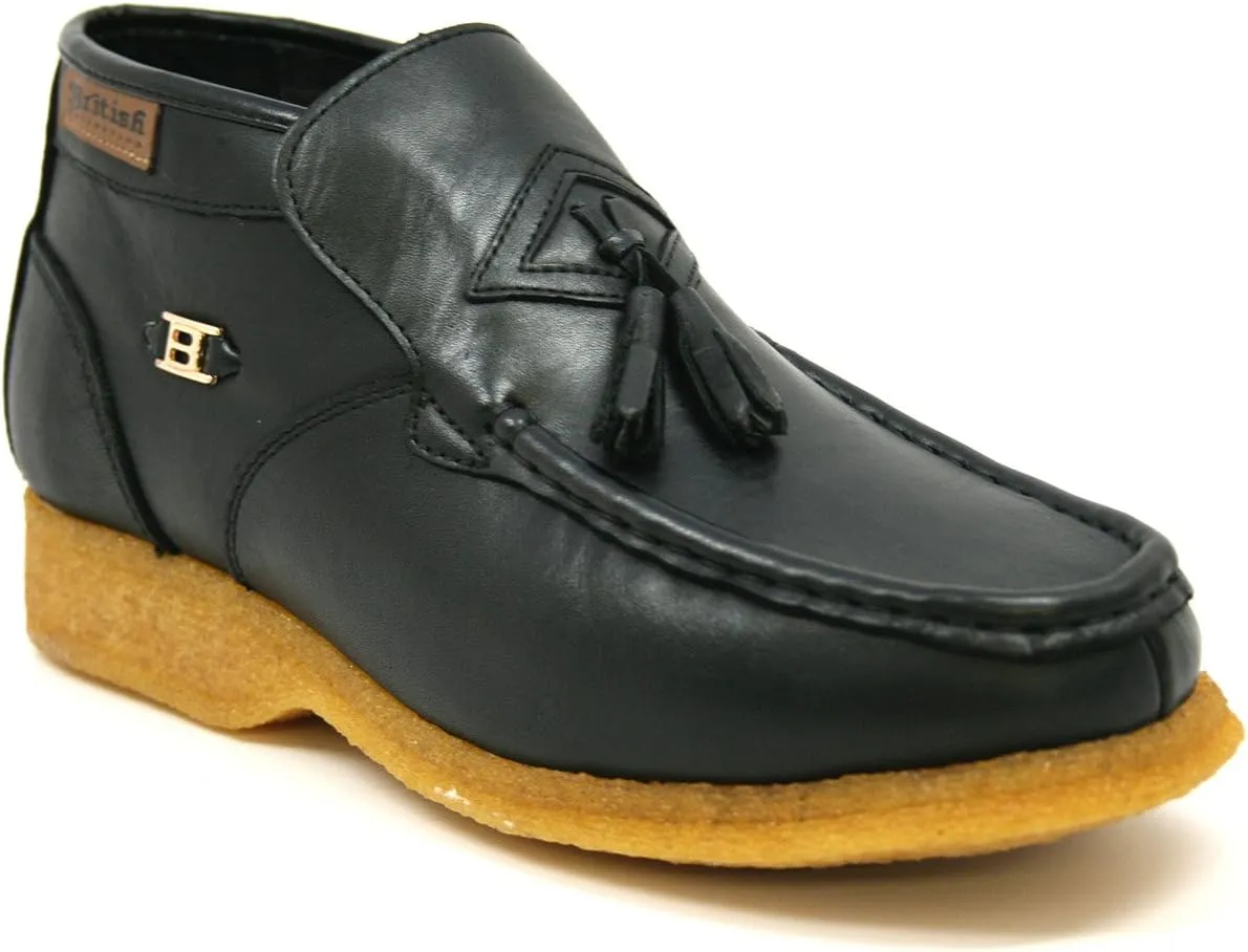 British Collection Men's Palace Three Quarters Slip on Leather Shoes