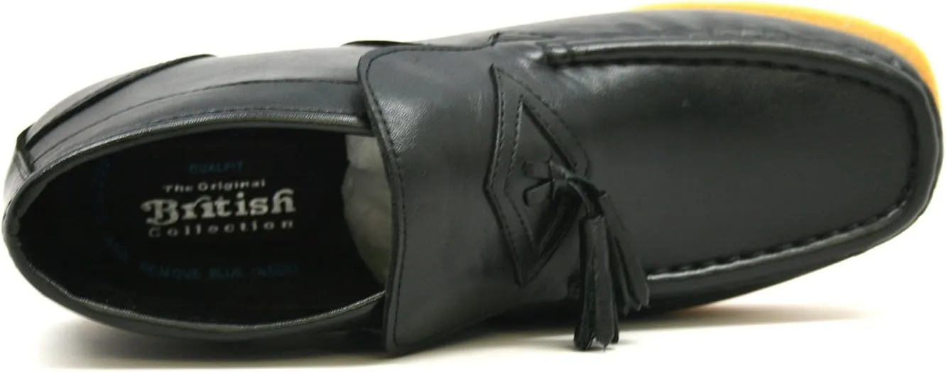 British Collection Men's Palace Three Quarters Slip on Leather Shoes