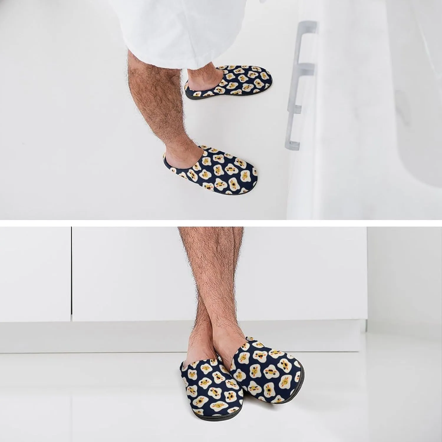 Cactus Clog Slippers For Men Non-Slip Warm House Slippers Women's Cotton Slippers Bedroom Slip-On Shoes Indoor Outdoor