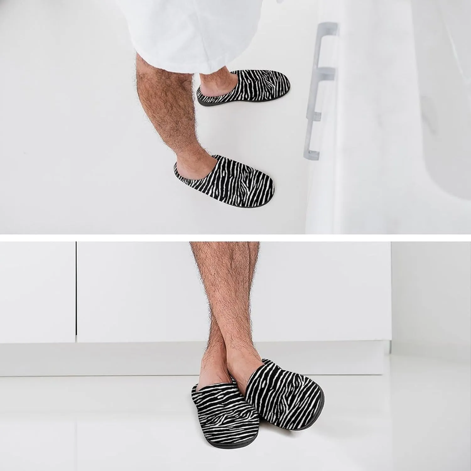 Cactus Clog Slippers For Men Non-Slip Warm House Slippers Women's Cotton Slippers Bedroom Slip-On Shoes Indoor Outdoor
