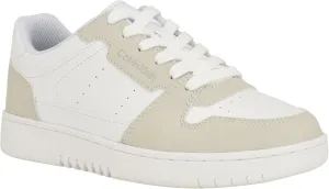 Calvin Klein Women's Hattea Sneaker, White Patent, 9.5