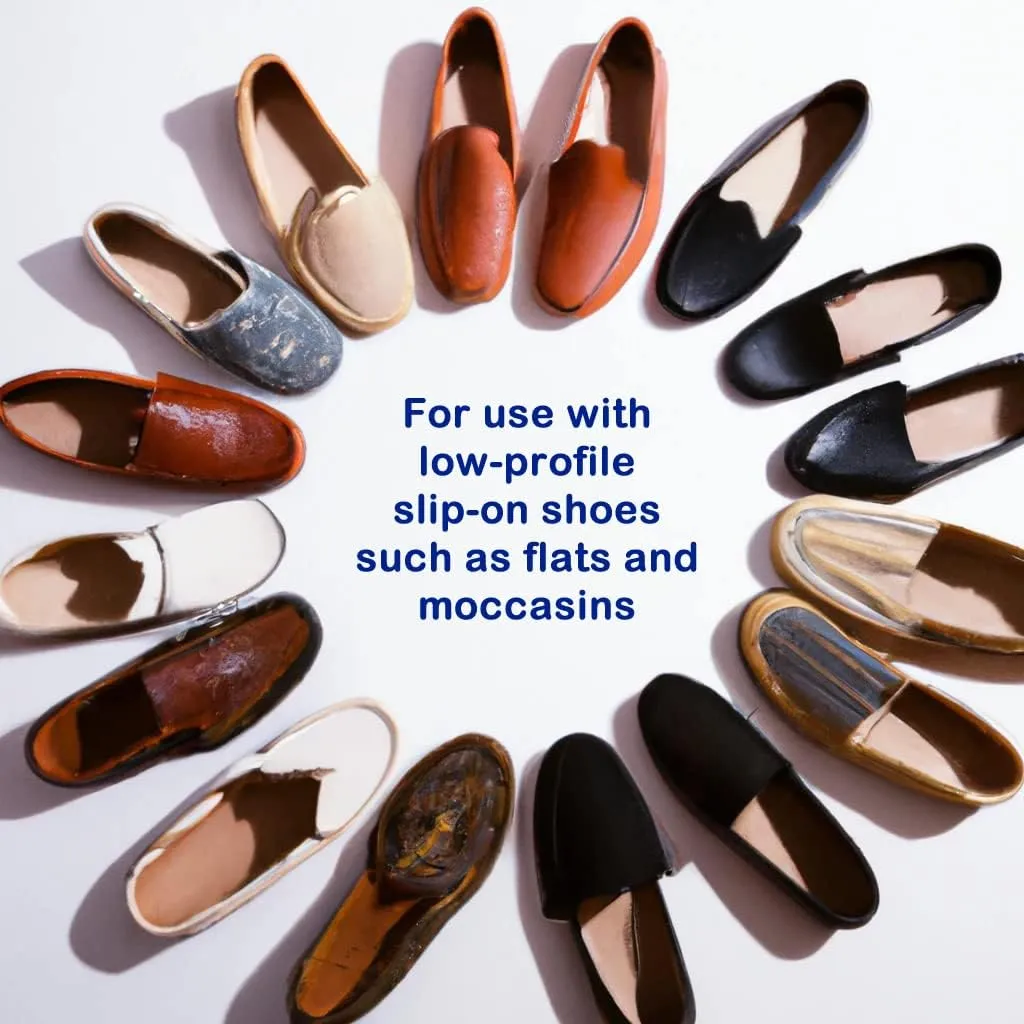 Casual Orthotic Arch Support Insoles for Dress Slip-On Shoes (Pair) (X-Large: Men 11½ - 13) - Relief for Foot Pain Due to Flat Feet/Low Arches and Plantar Fasciitis