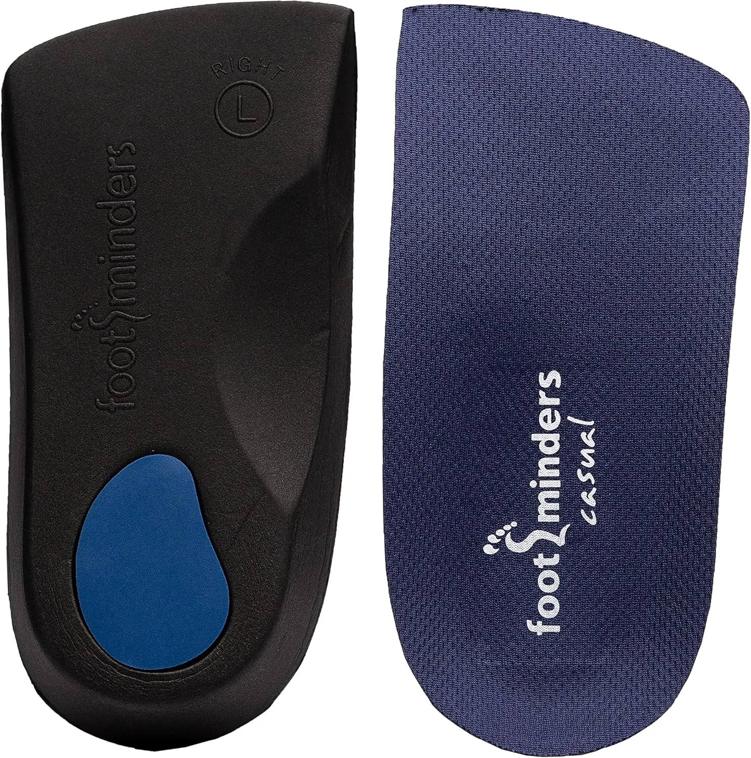 Casual Orthotic Arch Support Insoles for Dress Slip-On Shoes (Pair) (X-Large: Men 11½ - 13) - Relief for Foot Pain Due to Flat Feet/Low Arches and Plantar Fasciitis