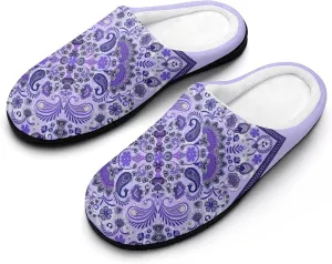 Christmas Clog Slippers Mens Non-Slip Warm House Slippers Womens Cotton Slippers Bedroom Slip-On Shoes Indoor Outdoor