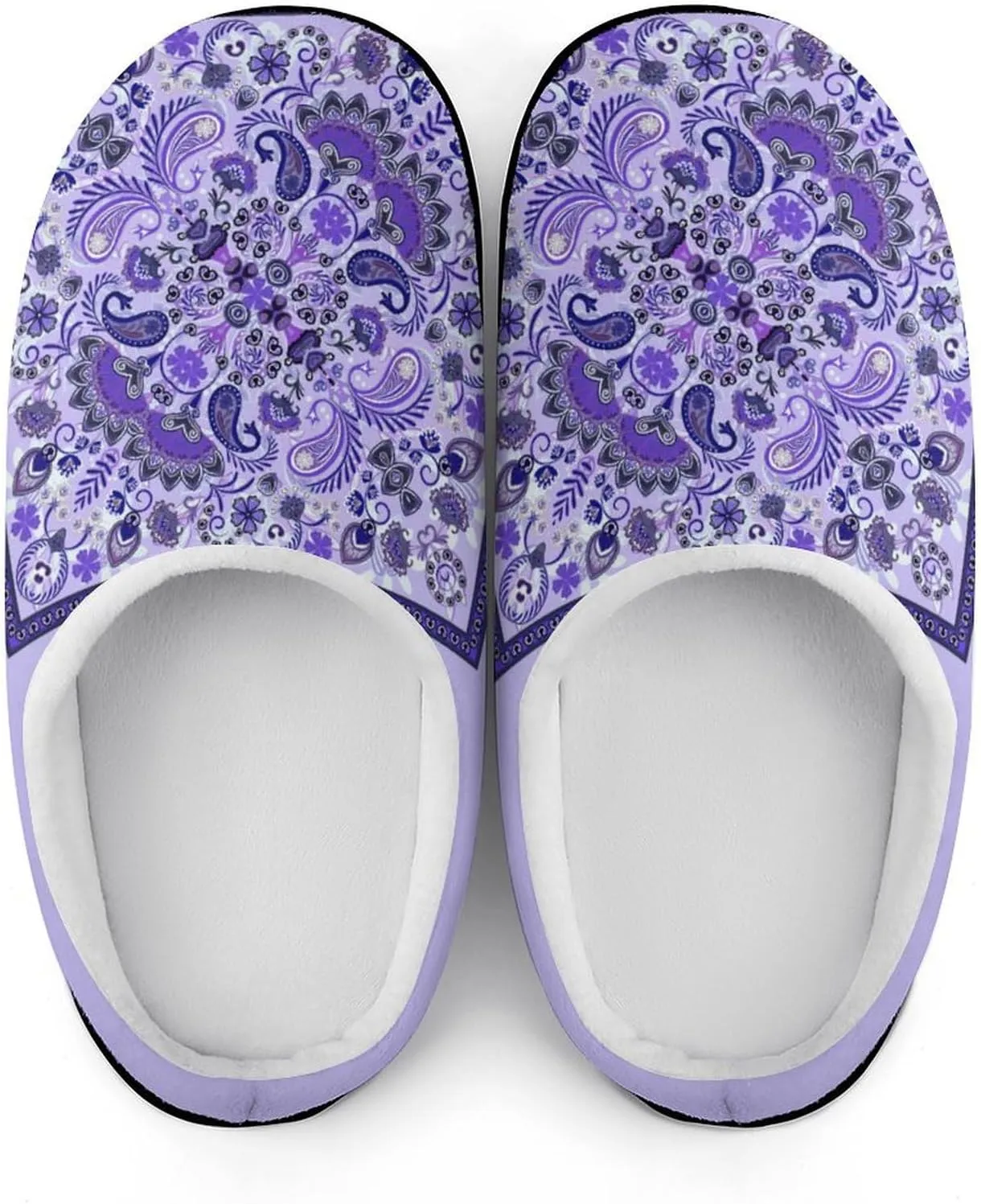 Christmas Clog Slippers Mens Non-Slip Warm House Slippers Womens Cotton Slippers Bedroom Slip-On Shoes Indoor Outdoor