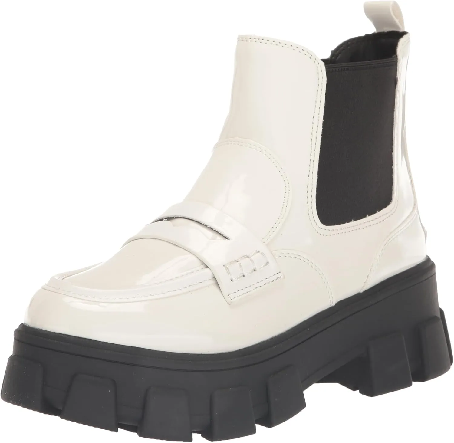Circus NY by Sam Edelman Women's Dia Chelsea Boot, Bright White, 9.5