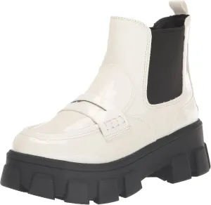 Circus NY by Sam Edelman Women's Dia Chelsea Boot, Bright White, 9.5